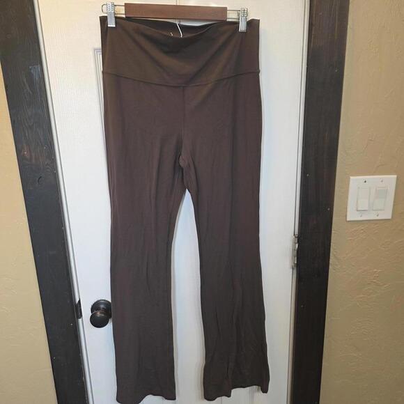 all in motion Pants - All in Motion Everyday Soft Ultra High Rise Full Length Flare Leggings XL Brown